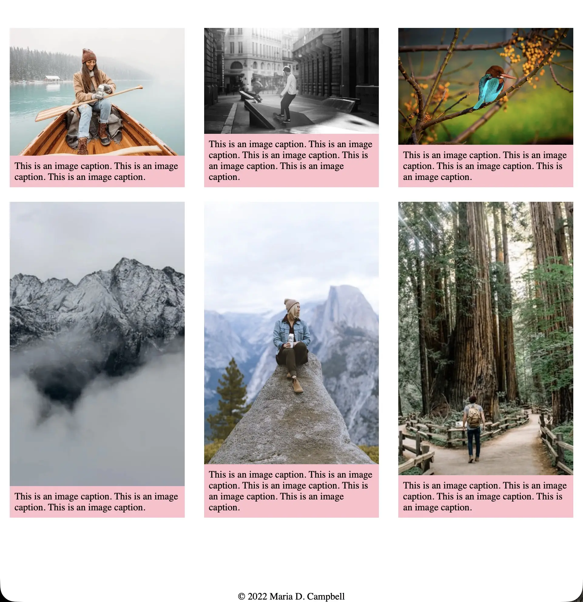 CSS Grid No Media Queries example
