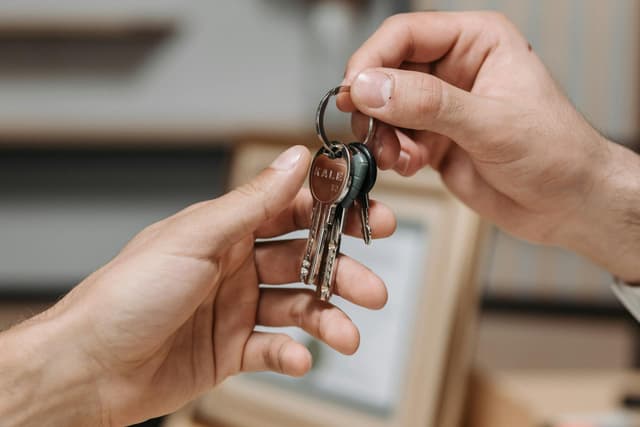 Exchanging public keys using a PGP key pair