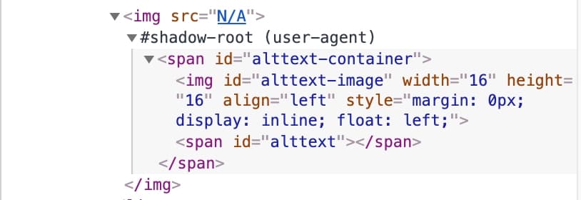 screenshot of altext image successfully removed
