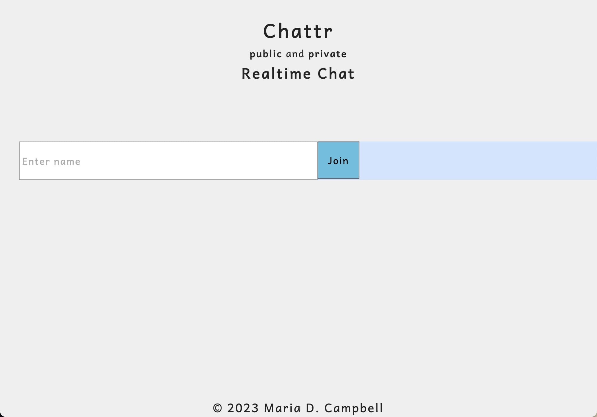 Chattr Node.js socket.io app