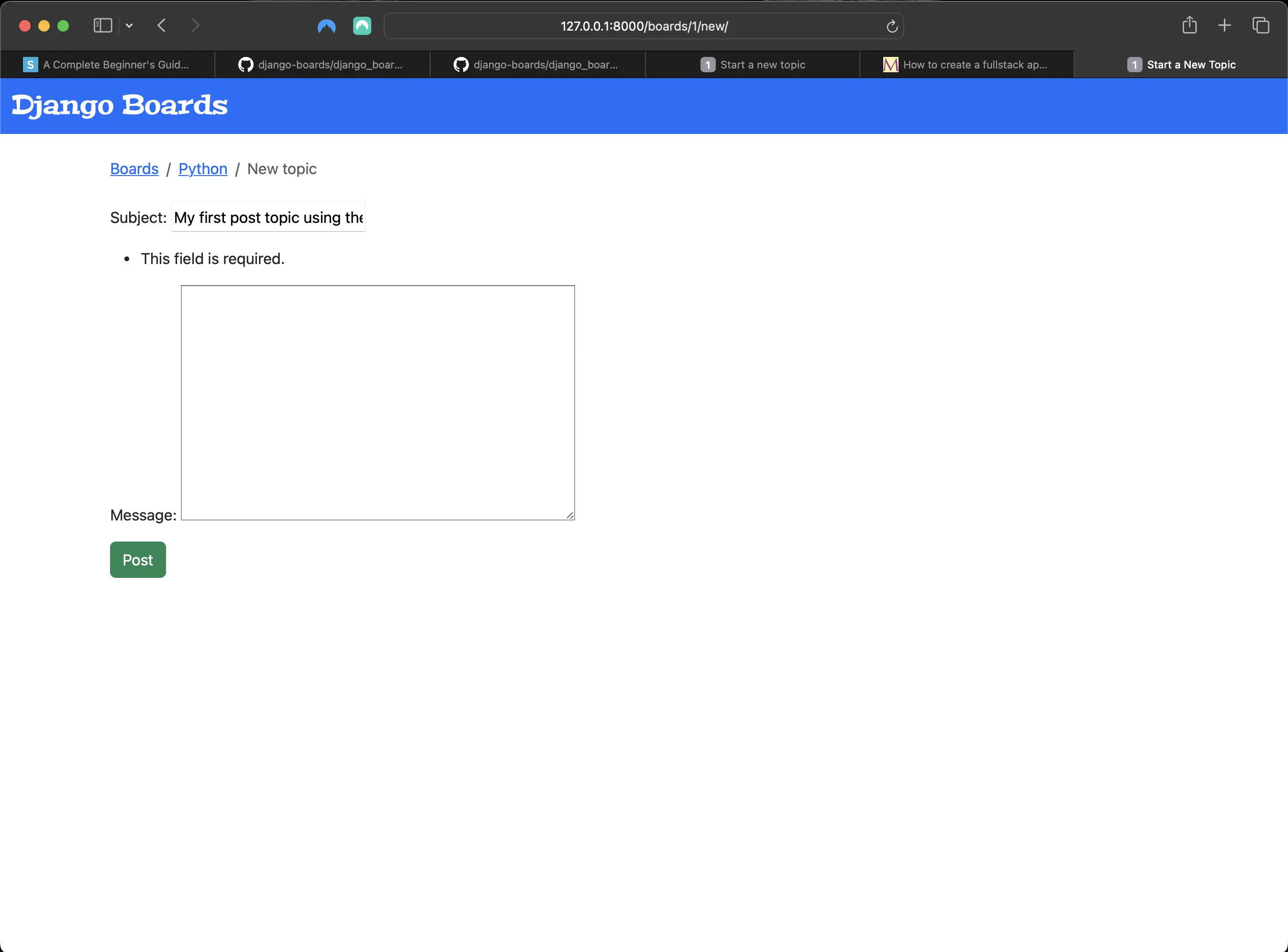 Result of adding novalidate boolean attribute to the opening form tag