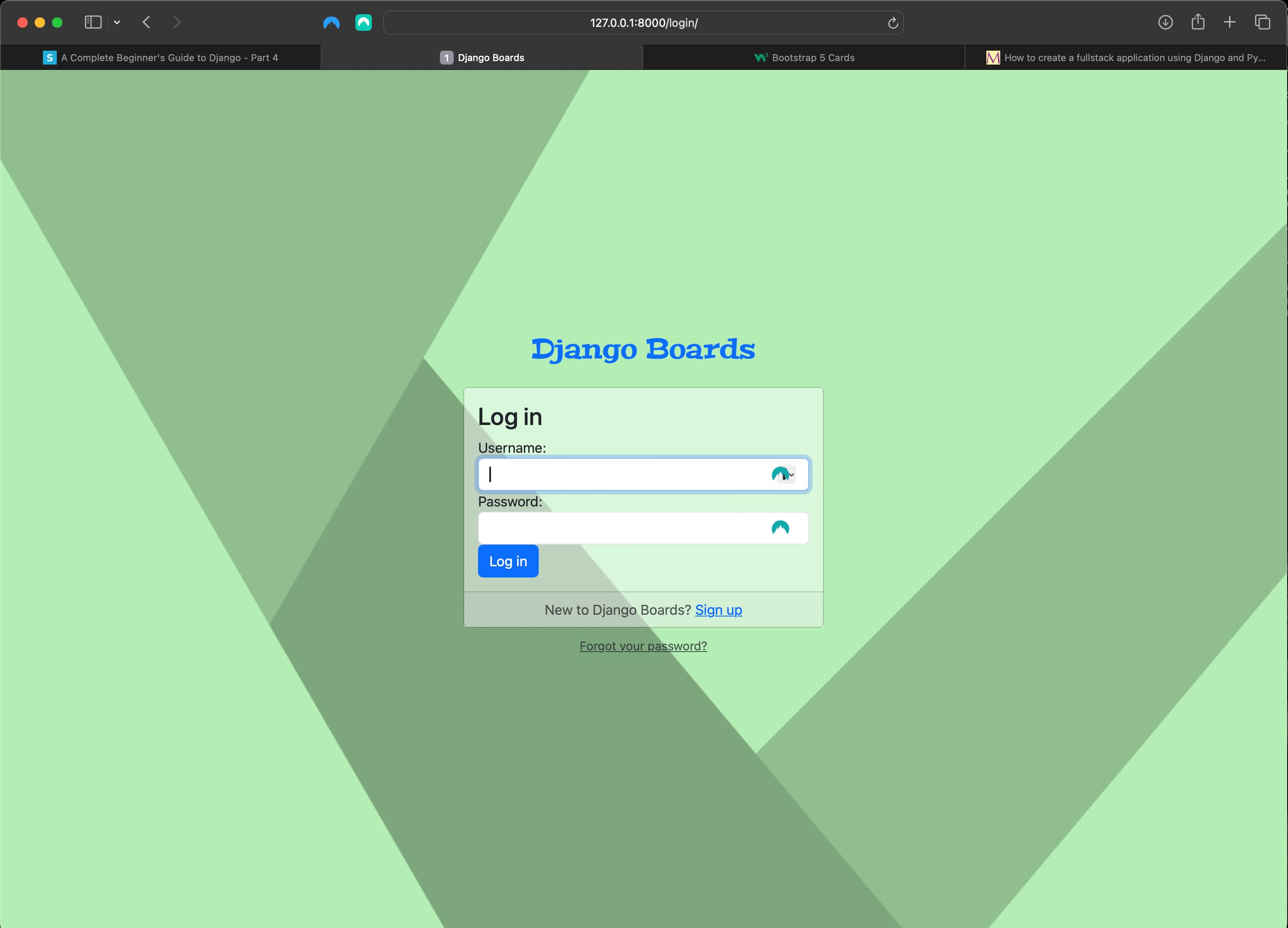 login view