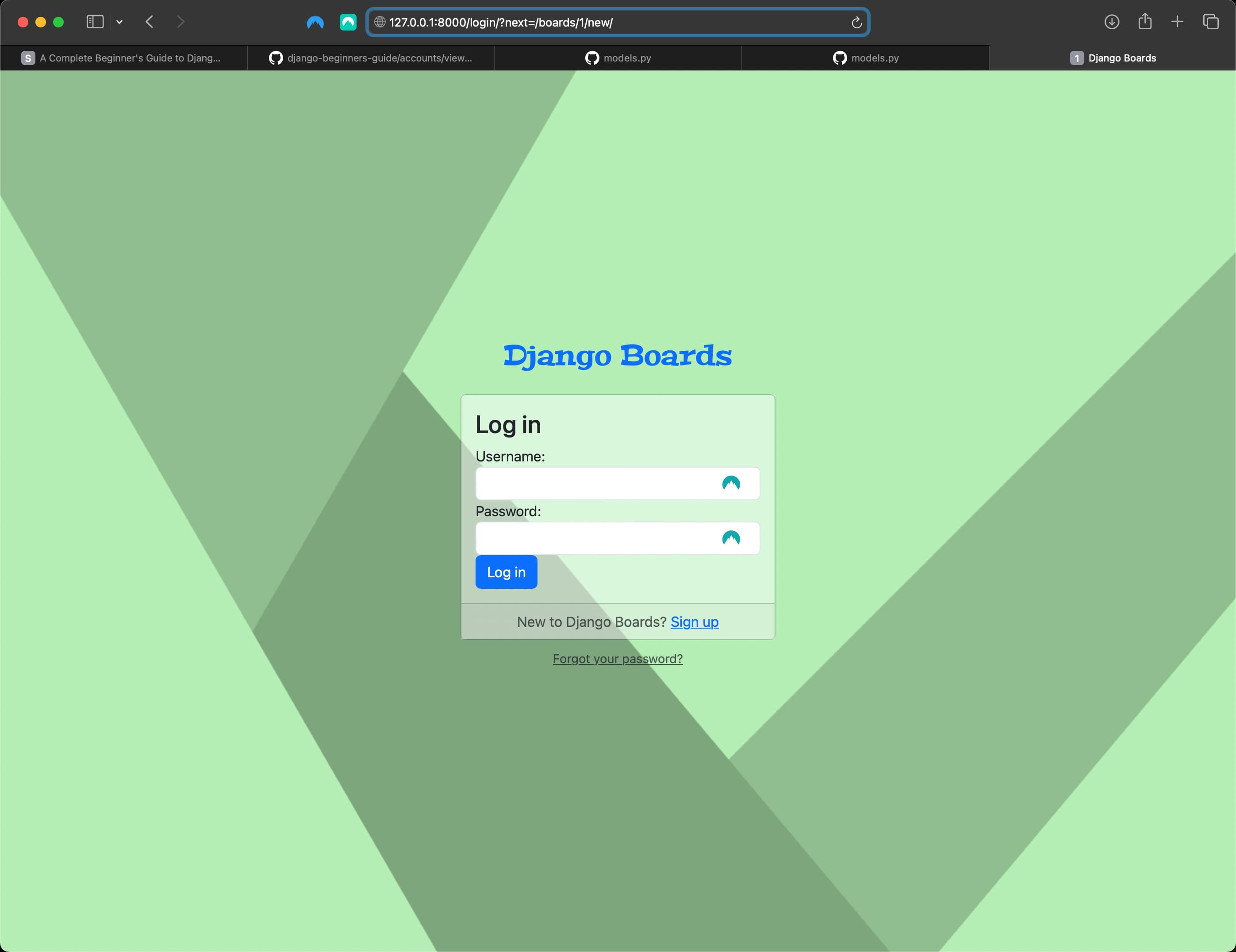 Unauthorized user redirect to login page