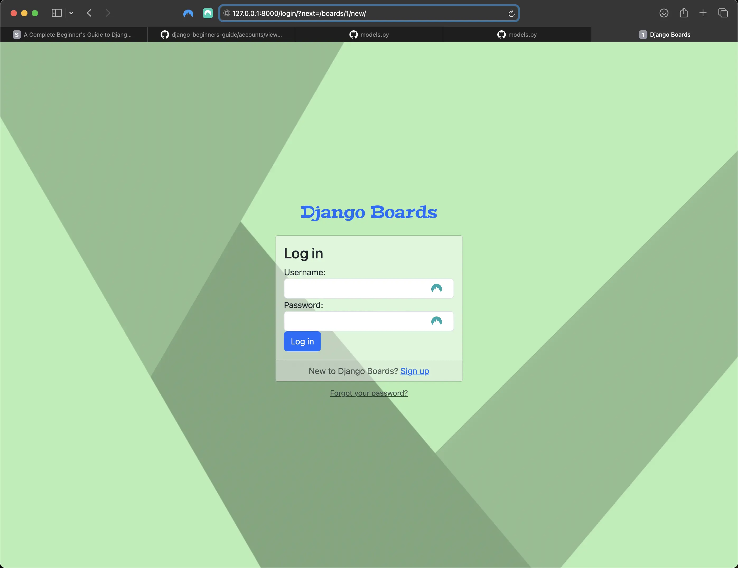 Unauthorized user redirect to login page