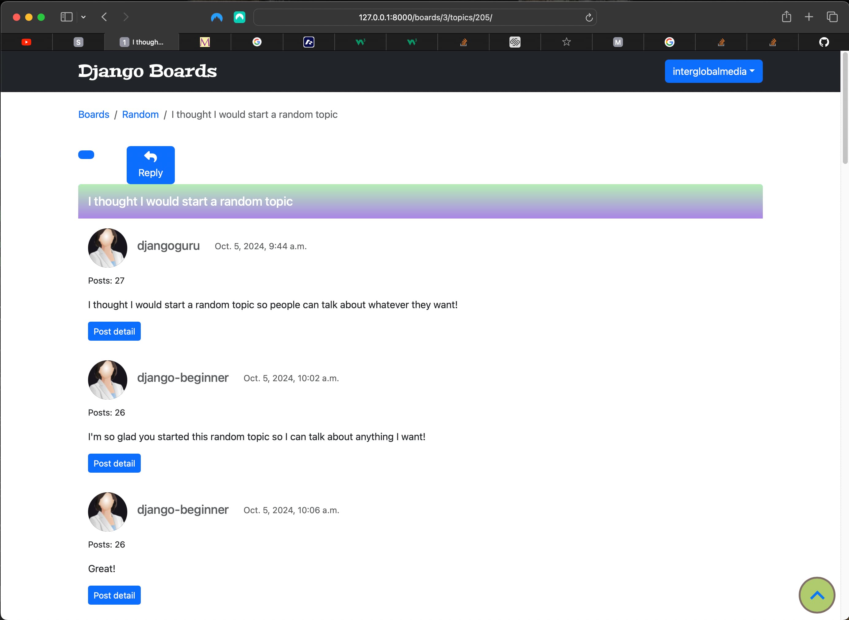Copy link and reply buttons broken styling