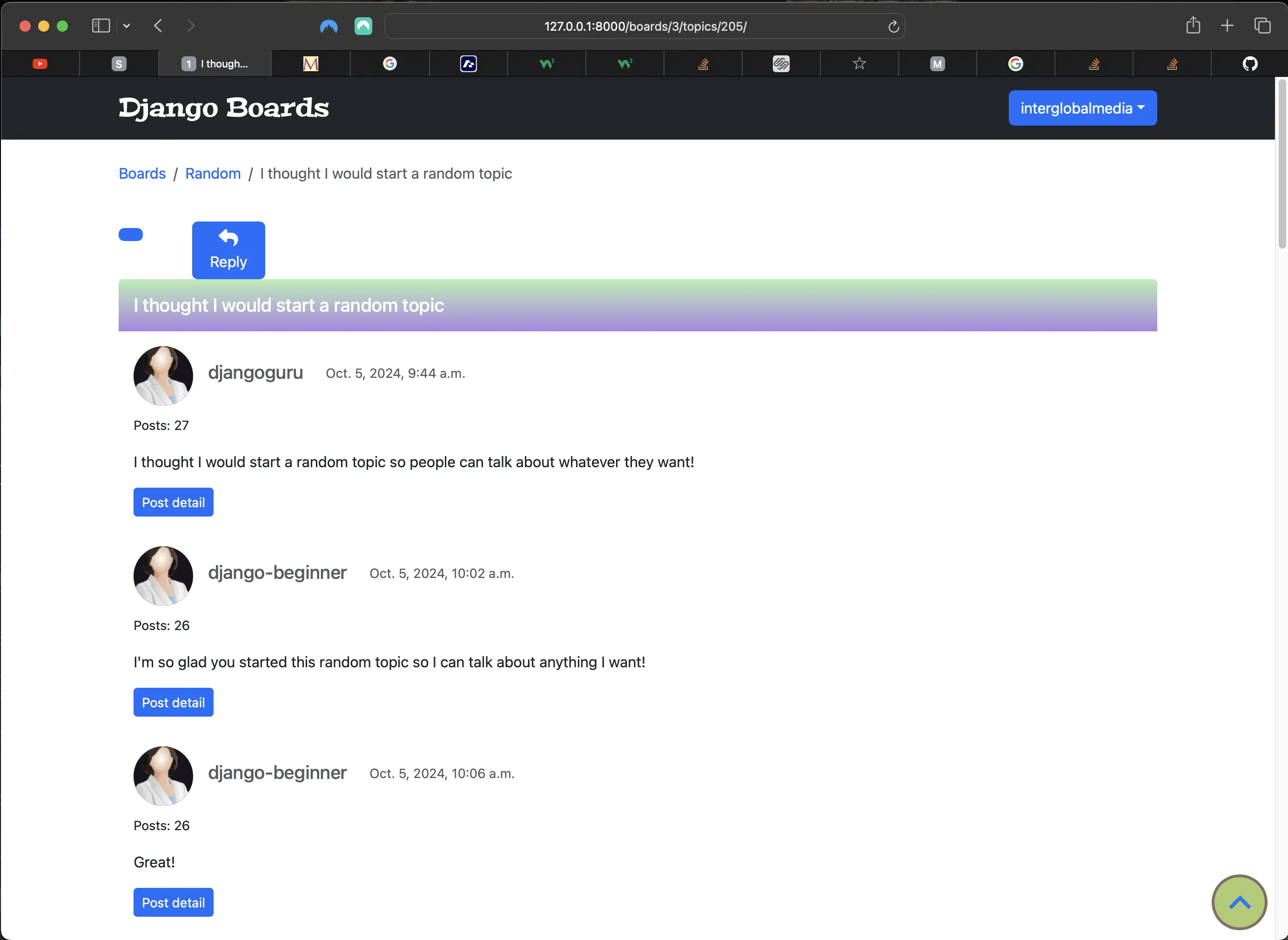 Copy link and reply buttons broken styling