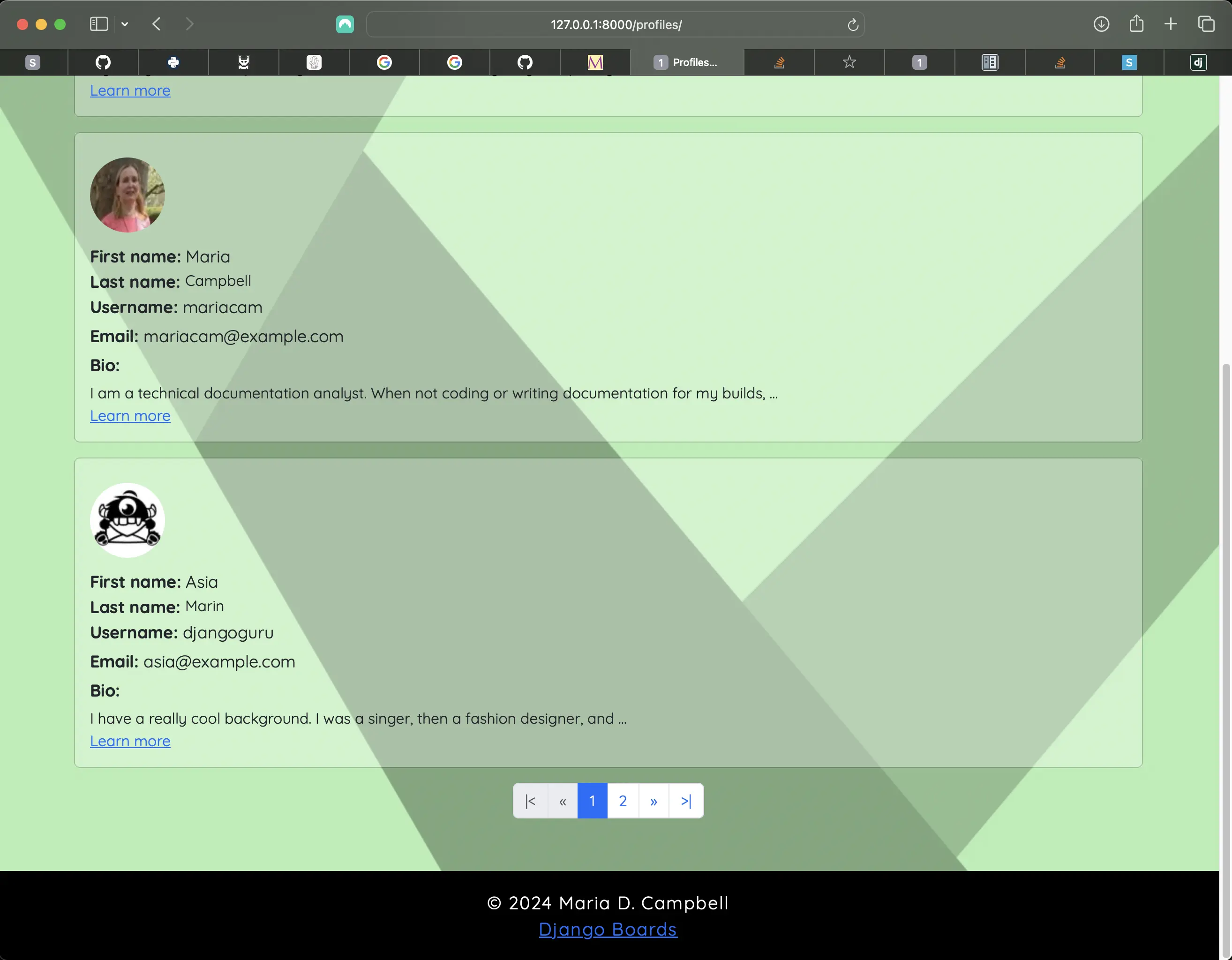 templates/users/profiles.html (bottom half)