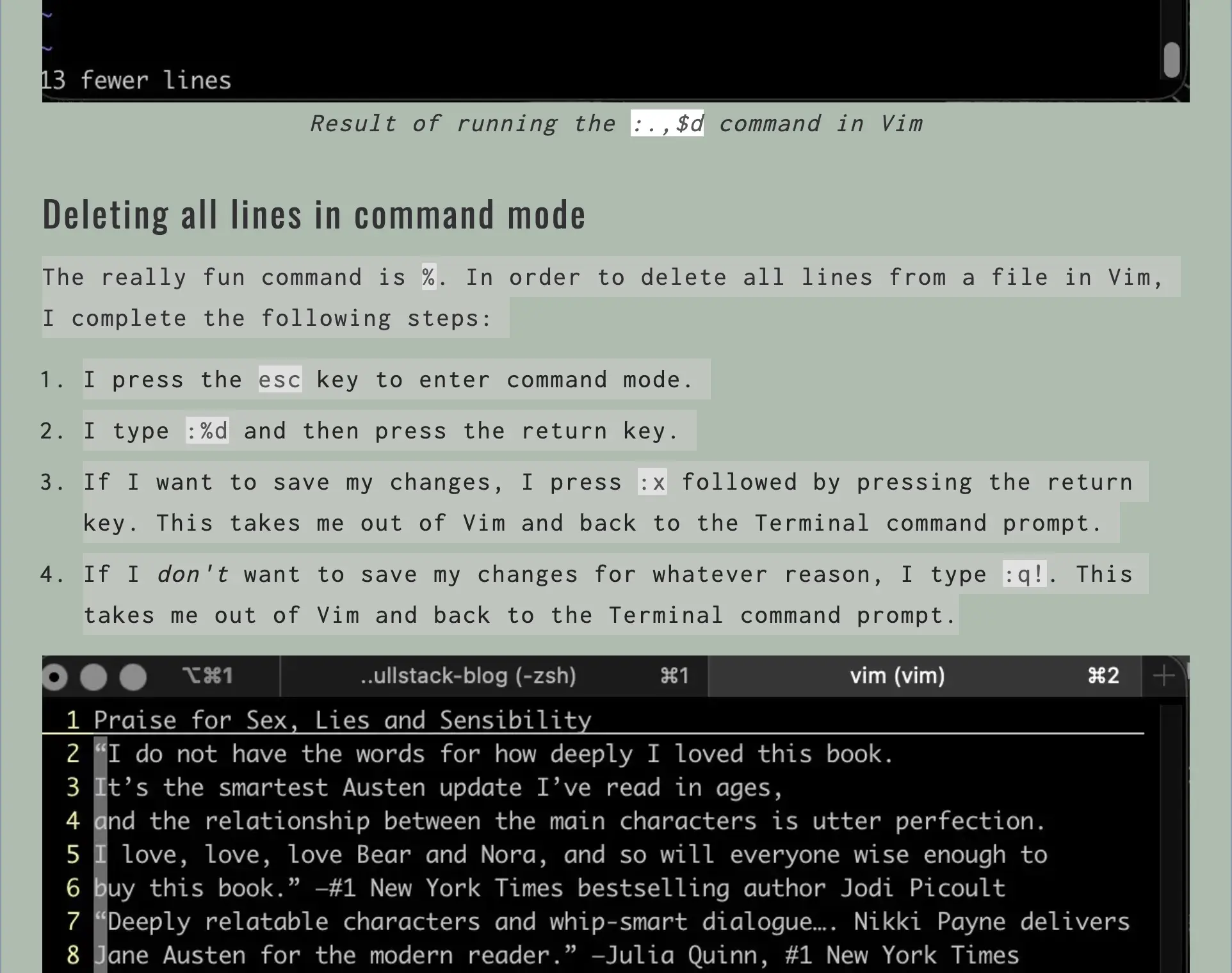Screenshot of highlighting text on a webpage in Chrome