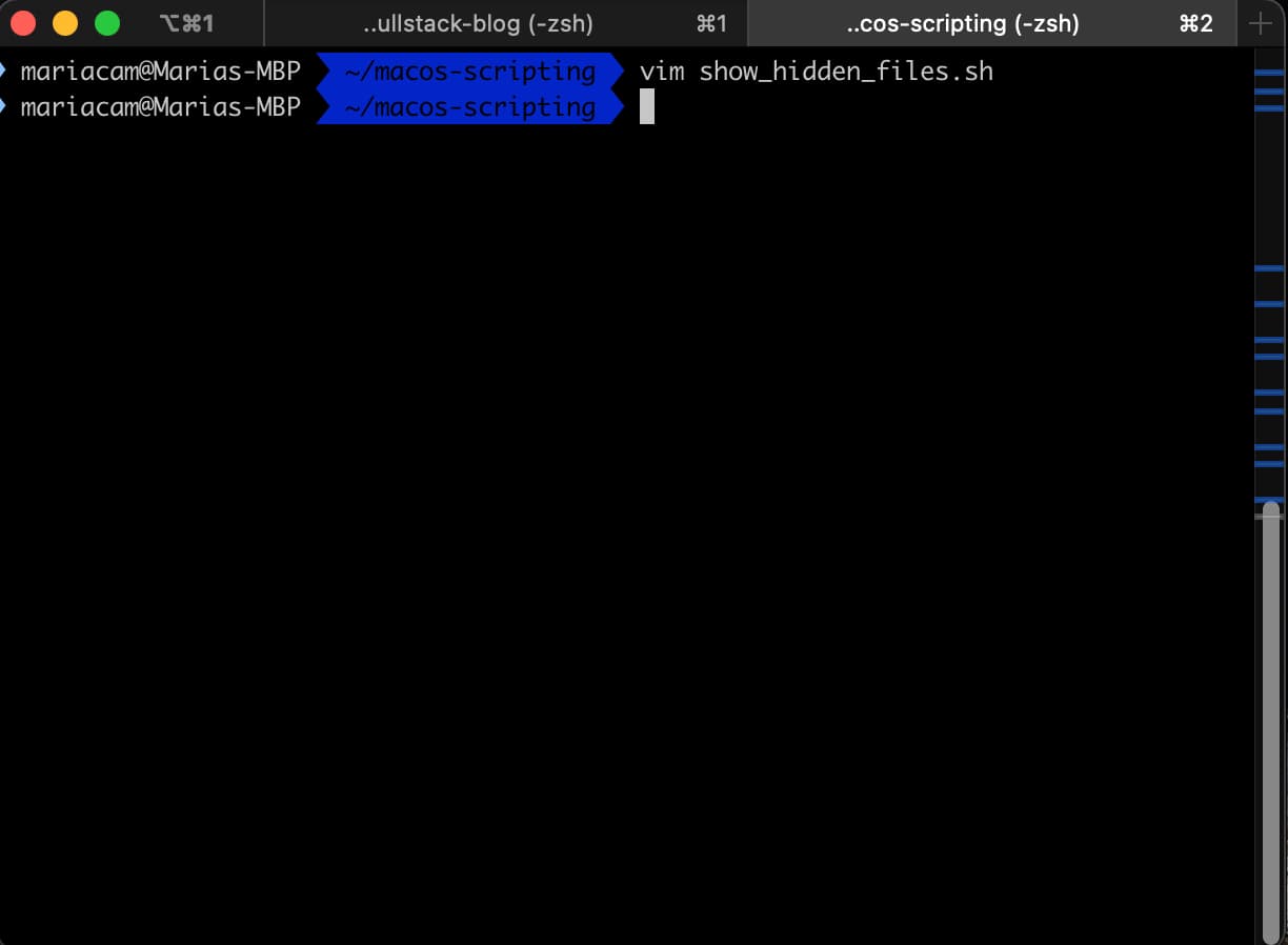 Returning to Command Line