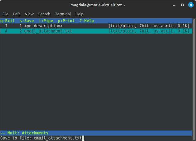 Setting up and using the mutt email client in Linux